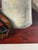 1970s Vintage Impressionist Still Life Oil Painting of Violin Stoneware and Lemons For Sale - Image 5 of 7