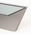 Late 20th Century Modern Cantilevered Glass Top Coffee Table For Sale - Image 5 of 9