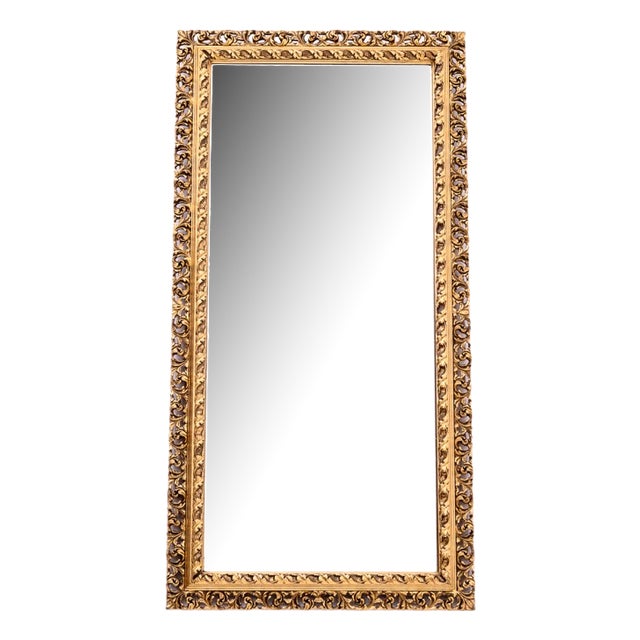 Vintage Openwork Frame Mirror For Sale