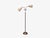 1970s Tyringe Konsthantverk, Double Floor Lamp, Metal, Fabric For Sale In New York - Image 6 of 15