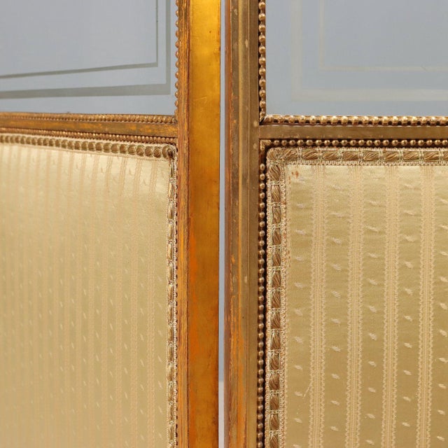 Gilded Wooden Screen For Sale - Image 6 of 11