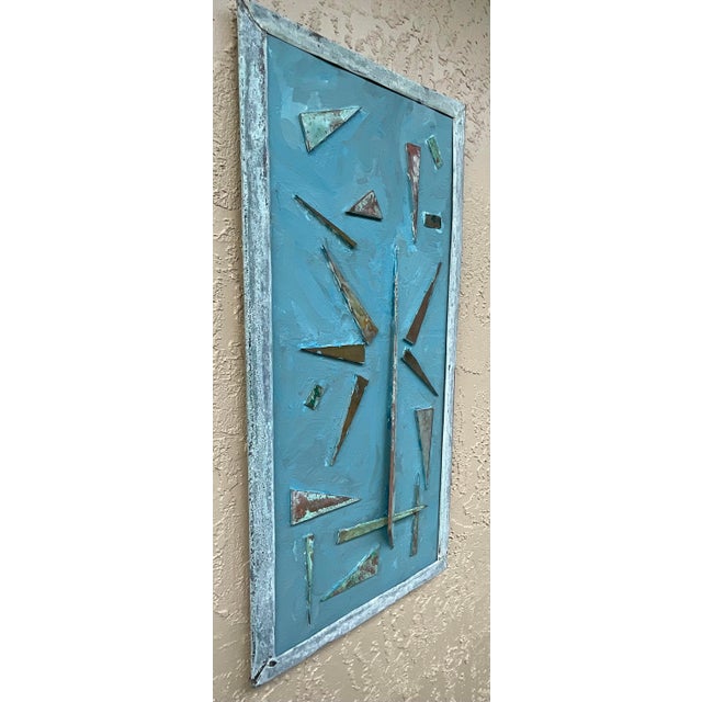 2020s Exquisite Pair of Joseph Malekan Abstract Mixed-Media Wall Sculptures For Sale - Image 5 of 14