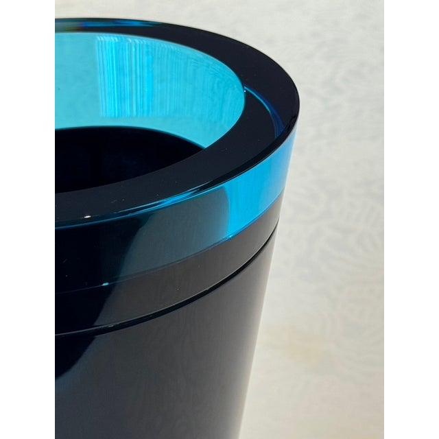 Asian Style Soichiro Sasakura Postmodern Glass Vase For Sale - Image 4 of 9