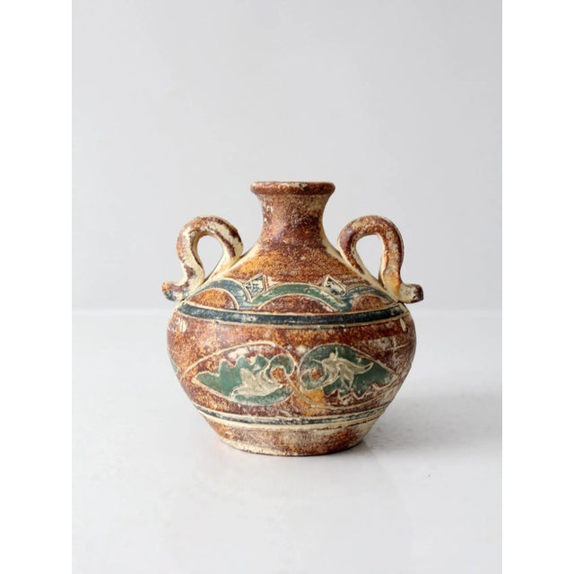 Vintage Vase With Handles For Sale - Image 10 of 10