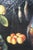 Wood Vintage Waterfowl Fruit & Vegetable Still Life Oil Painting on Canvas Framed For Sale - Image 7 of 12