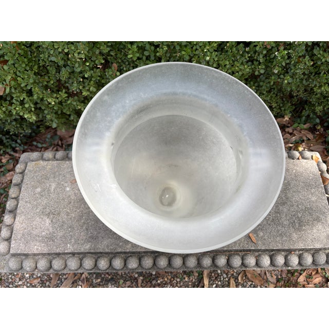 White 1930s Murano Glass Urn Signed Seguso For Sale - Image 8 of 14