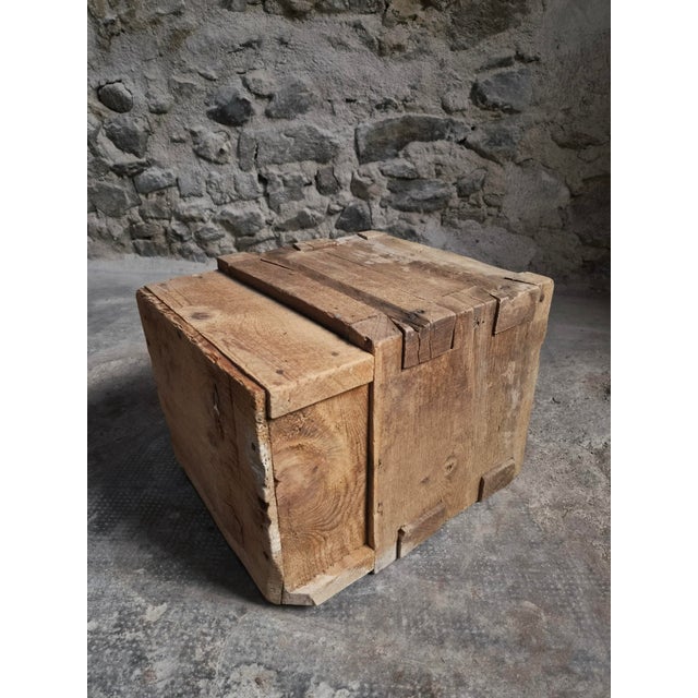 Antique French Oak Strongbox Cabinet, 1850 For Sale - Image 11 of 17