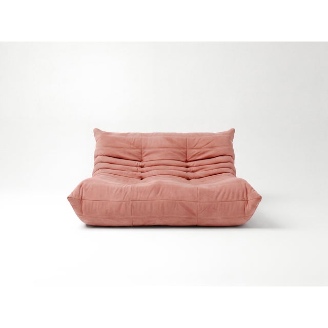 Togo Sofa Set in Pink by Michel Ducaroy for Ligne Roset, Set of 5 For Sale - Image 5 of 14