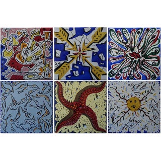 Lands of Spain Ceramics by Salvador Dali, Set of 6 For Sale