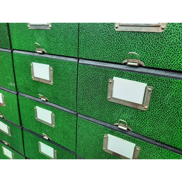 Mid-Century Modern Highboard with File Boxes, 1950s, Set of 30 For Sale - Image 9 of 13