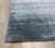 Contemporary 8x10 Gray Hand-Knotted Wool Viscose Subtle Striations Solid Open Field Carpet For Sale - Image 3 of 4