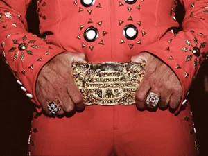 Elvis Belt by Marc Lecureuil Print, 21" x 28"