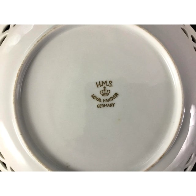 Mid 19th Century Mid 19th Century H.M.S. Royal Hanover Porcelain Desert Plates- Set of 2 For Sale - Image 5 of 6