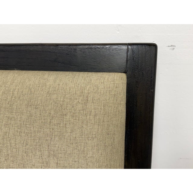Queen Size Wood + Upholstered Headboard For Sale - Image 4 of 12