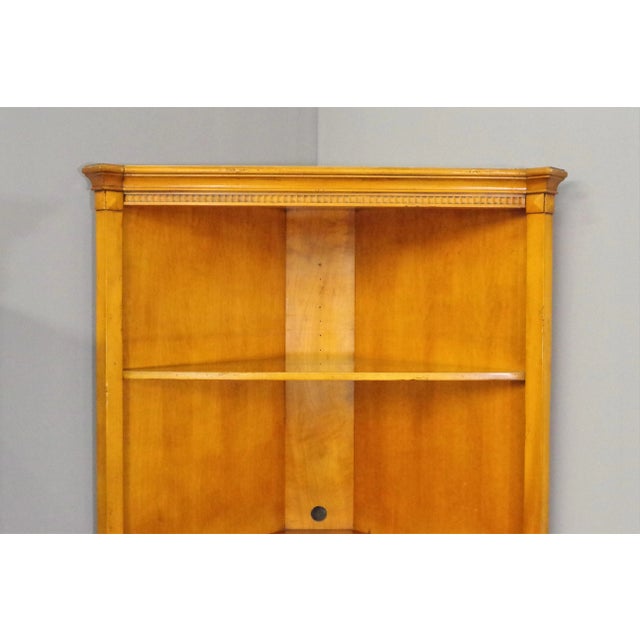 Beech Corner Cabinet, 1980s For Sale - Image 9 of 12
