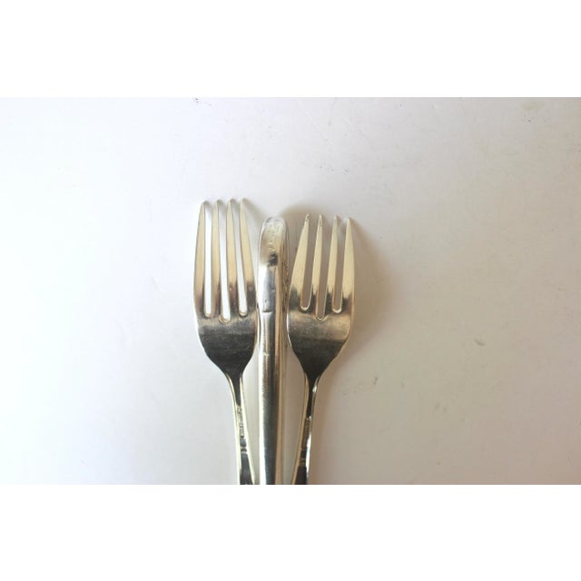 1957 Springtime 5 Piece Place Setting for 8 Matching Floral Set Plus Vintage Rogers 42 Pieces For Sale - Image 9 of 9