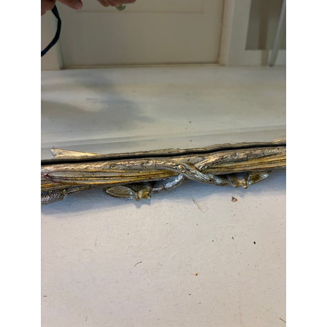 Carvers' Guild 1970s Elegant Gold Gilt Mirror — “Cat O Nine Tails” For Sale - Image 4 of 16