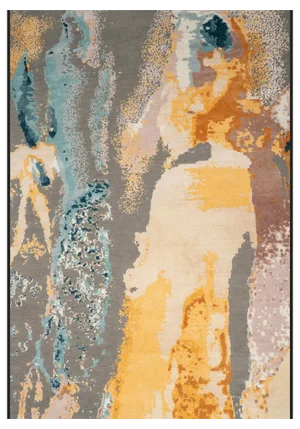 Hand-Knotted Stalactite Rug from DSV Carpets