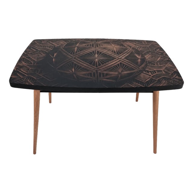 Vintage Ash Wood Table, 1970s For Sale