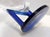 1970s Vintage Postmodern Italian Blue Glass Pitcher, 1970s For Sale - Image 5 of 10