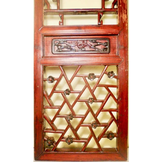Antique Chinese Screen PanelsCunninghamia wood, Circa 1800-1849 - A Pair For Sale - Image 10 of 11