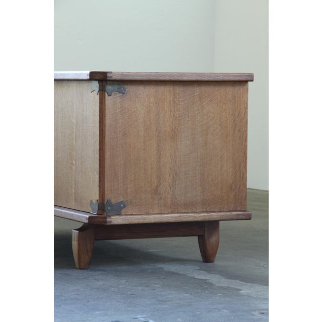 Danish Brutalist Oak Chest by Henning Kjærnulf, 1960s For Sale - Image 15 of 18