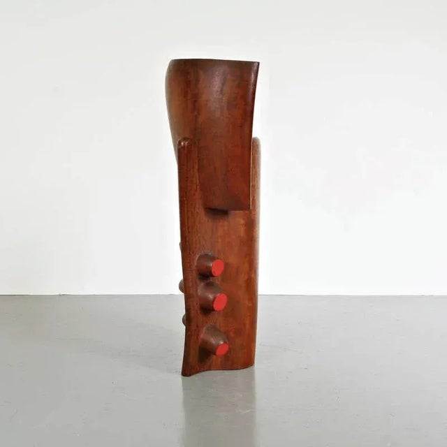 1950s Large French Wood Sculpture, 1950s For Sale - Image 5 of 11