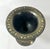 Exquisite example of late 18th and early 19th century brass inlaid Bidri ware spittoon. Nearly identical example in silver...