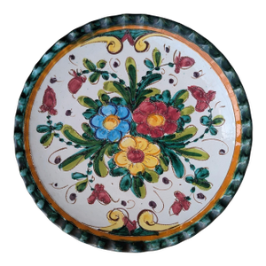 Vintage Italian Pottery Decorative Plate