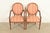 French Karges French Regency Louis XVI Carved Walnut Armchairs, Pair For Sale - Image 3 of 14