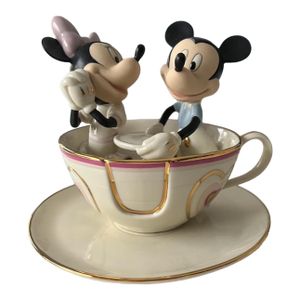 Lenox Disney “Mickey’s Teacup Twirl” Figurine – Rare Vintage Collectible