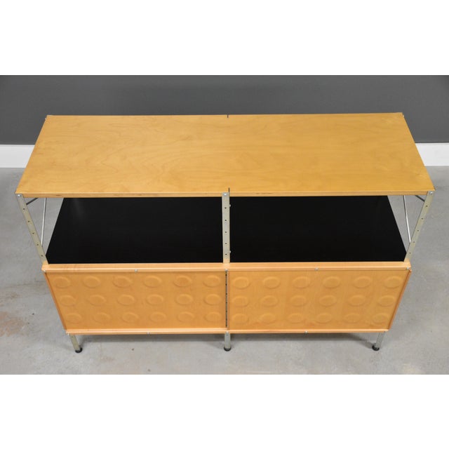 Wood Eames Storage Unit Credenza Esu 230 for Herman Miller For Sale - Image 7 of 12