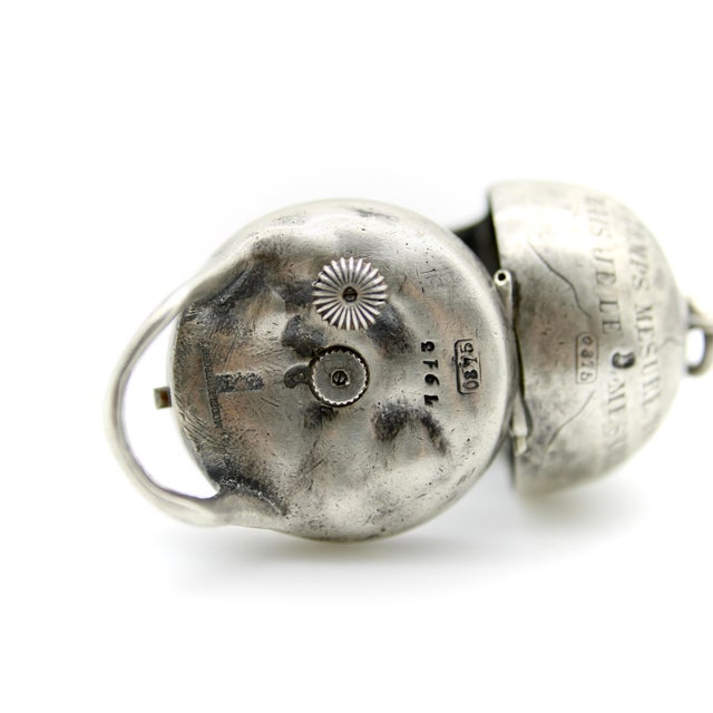 Paul Ditisheim Silver Hamlet Skull Pocket Watch Circa 1915 For Sale - Image 10 of 13