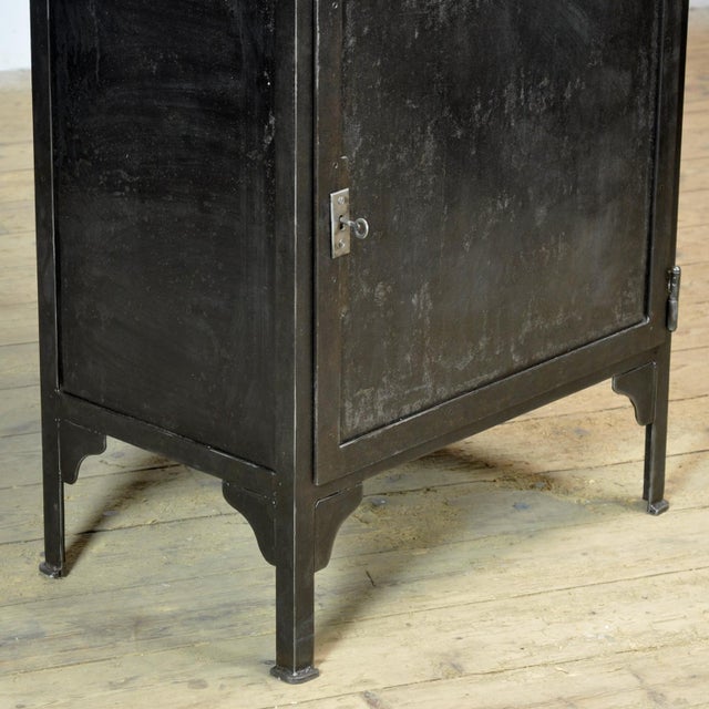 Polished Iron Medical Cabinet, 1930s For Sale - Image 9 of 14