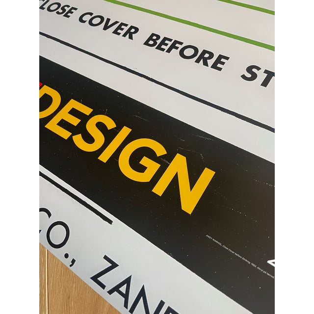 Andy Warhol, Close Cover Before Striking, Print For Sale - Image 3 of 12