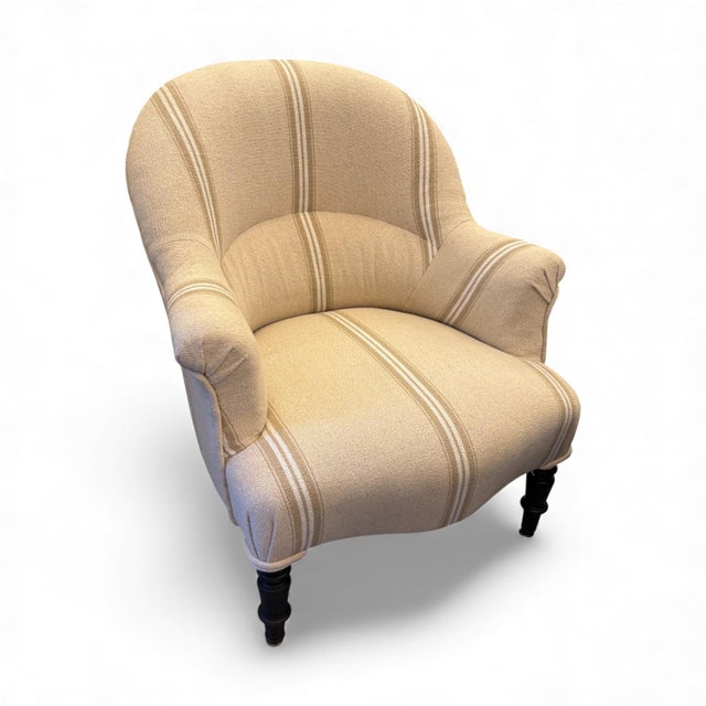 French Napoleon III Armchairs, 19th Century, Set of 2 For Sale - Image 3 of 9