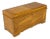 Cavalier Waterfall Art Deco Flame Mahogany Cedar Blanket Chest For Sale