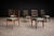 Wood Set of Six Dining Chairs in Caviuna Hardwood and Suede by Angelini, Brazil, 1950s For Sale - Image 7 of 15