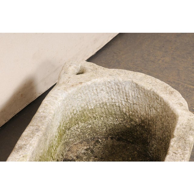 Spanish 19th Centuryentury Carved-Stone Water Trough For Sale - Image 11 of 11