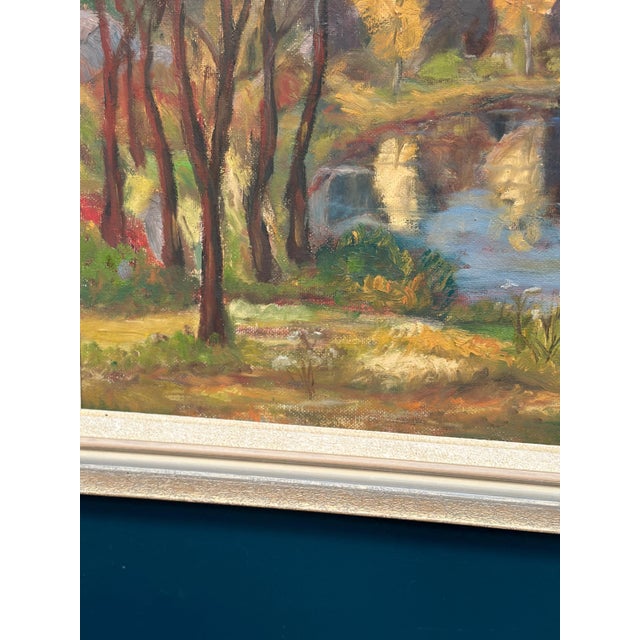 Skänstod, Autumn Landscape, 1948, Oil on Panel, Framed For Sale - Image 9 of 11
