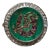 The Virginia: Carved Colombian Emerald Horse Motif Ring with Rose Cut Diamonds and Rubies 1821 For Sale