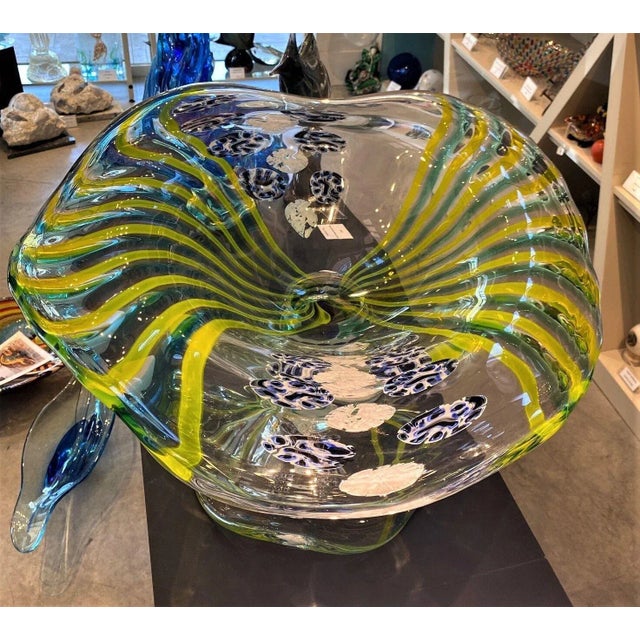 Contemporary Murano Glass Centerpiece by Stefano Toso For Sale - Image 3 of 6