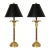 Vintage Hollywood Regency Gilt Coastal Palm Tree Table Lamps – A Pair For Sale