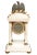 Early 20th Century French Empire Style Gilt Metal and Marble Clock For Sale - Image 5 of 5