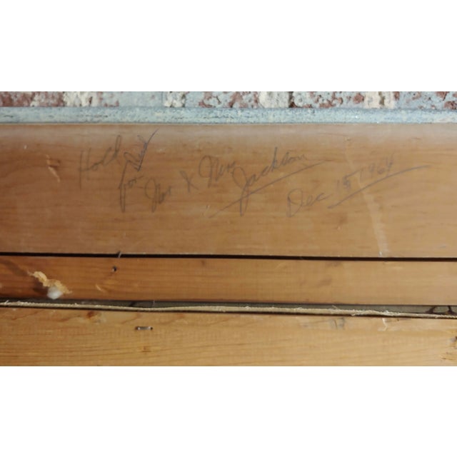 1960s Downtown San Francisco Busy Streets at Night -Oil Painting For Sale - Image 11 of 12