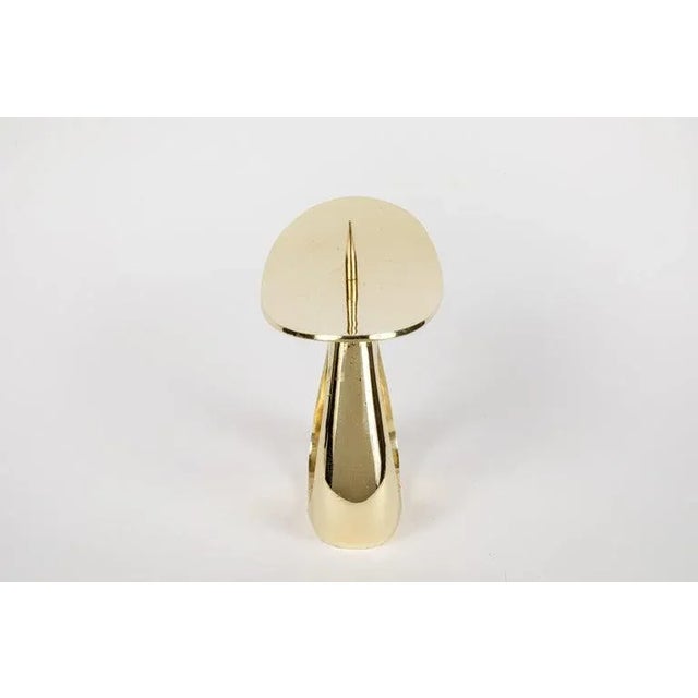 Carl Auböck #3470 Polished Brass Candleholder- A Pair For Sale In Los Angeles - Image 6 of 11