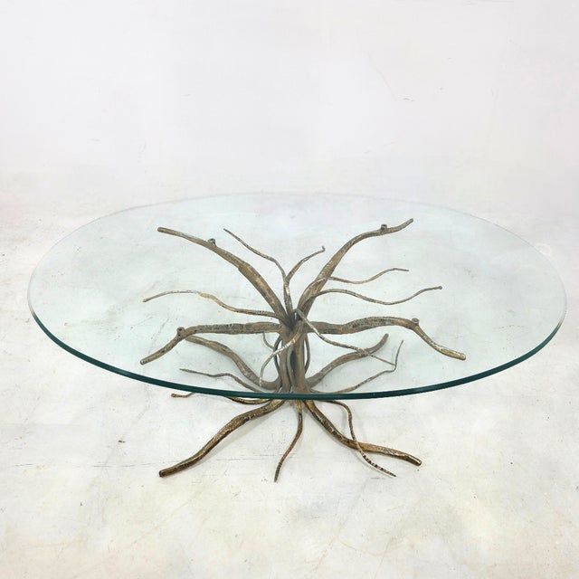 Mid-Century Modern Mid-Century Italian Tree Table in Glass by Salvino Marsura, 1970s For Sale - Image 3 of 9