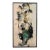 "Wildhorse" — Large Vertical Abstract Painting in Black & Gold, Framed, 28" X 58" For Sale