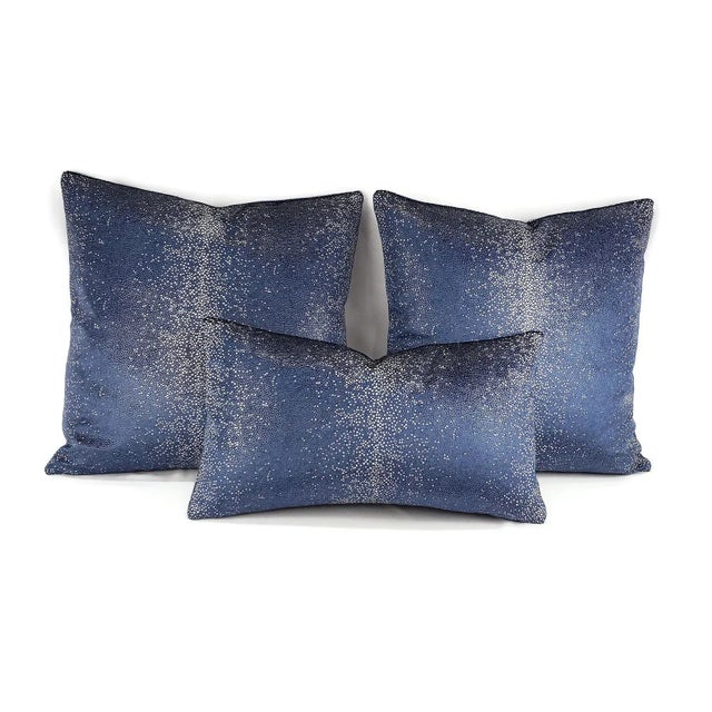 Kravet Kravet Couture Sombra in Indigo Lumbar Pillow Cover For Sale - Image 4 of 7