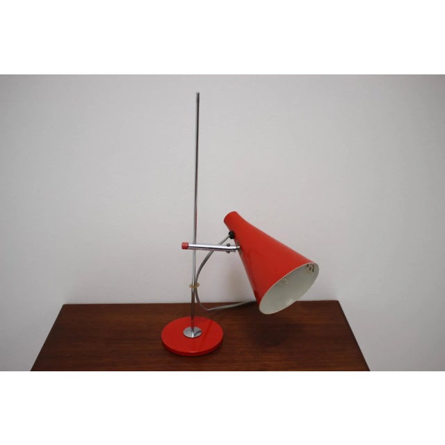 Mid-Century Table Lamp by Josef Hurka, 1960s For Sale - Image 10 of 11